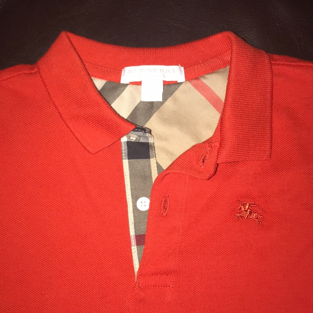 Boys BURBERRY polo shirt